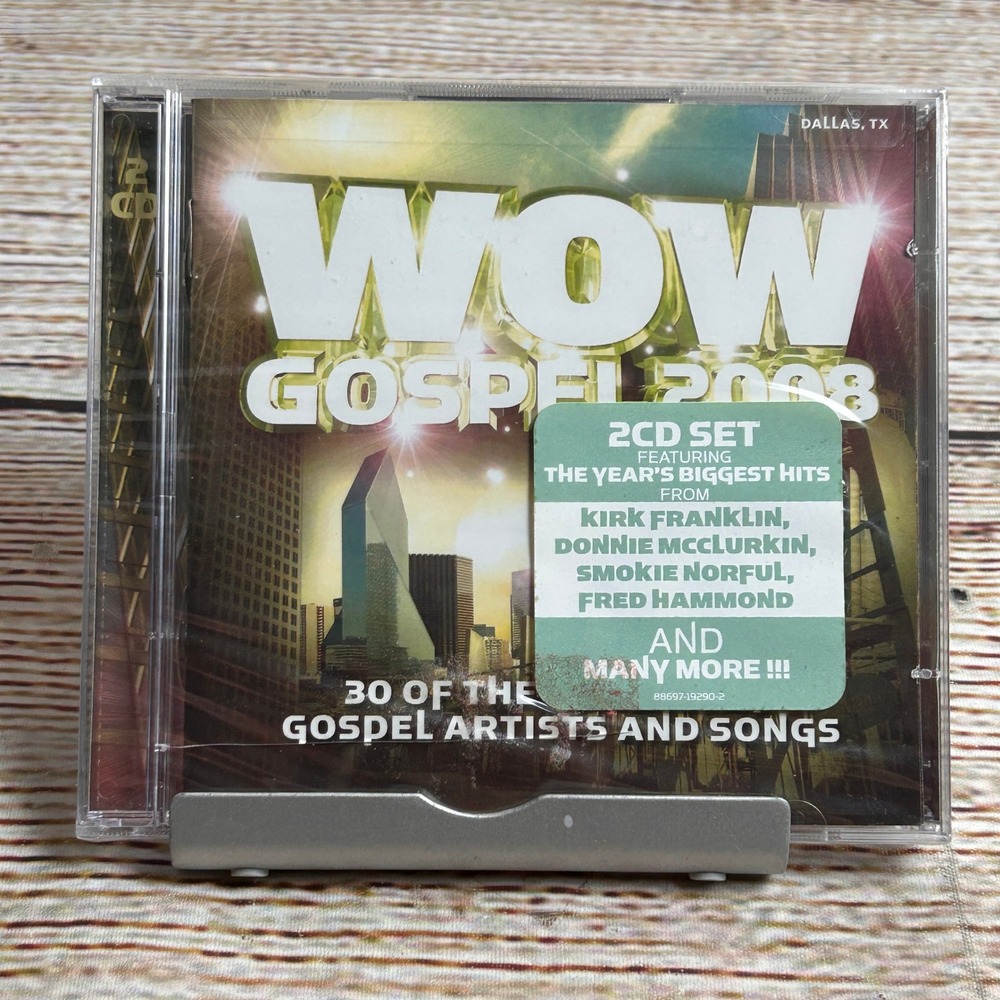 NEW WOW Gospel 2008 CD 2-Disc Set Kirk Franklin Donnie McClurkin NEW